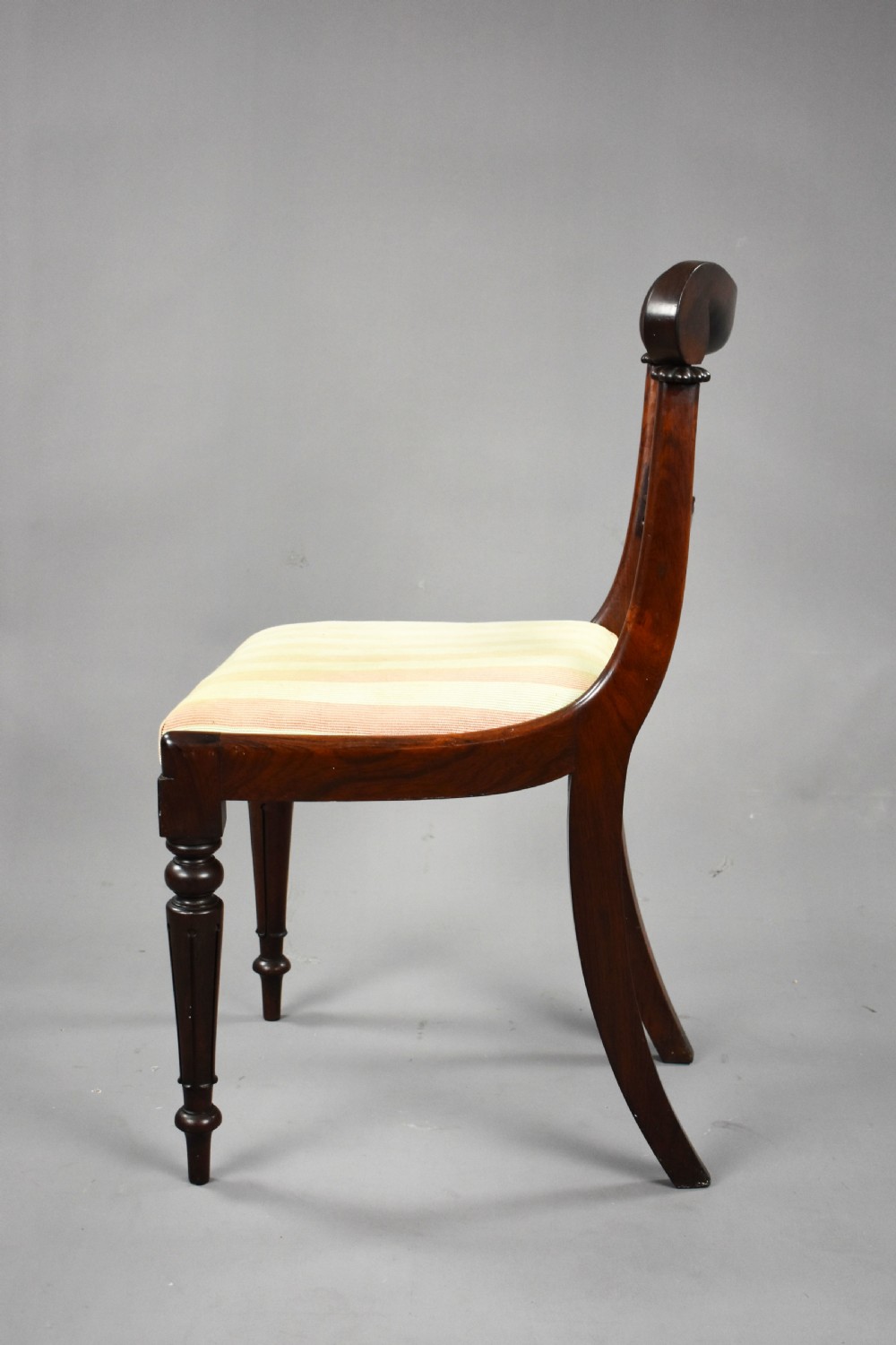 Set of 4 William IV Rosewood Dining Chairs View VI