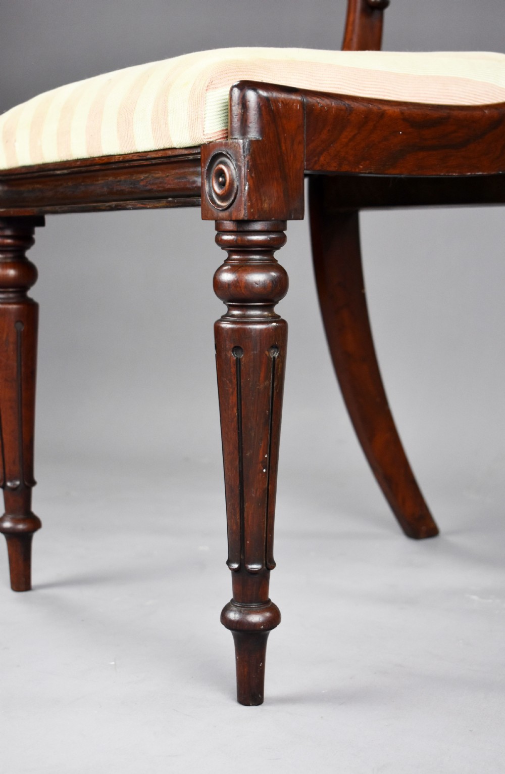 Set of 4 William IV Rosewood Dining Chairs View X