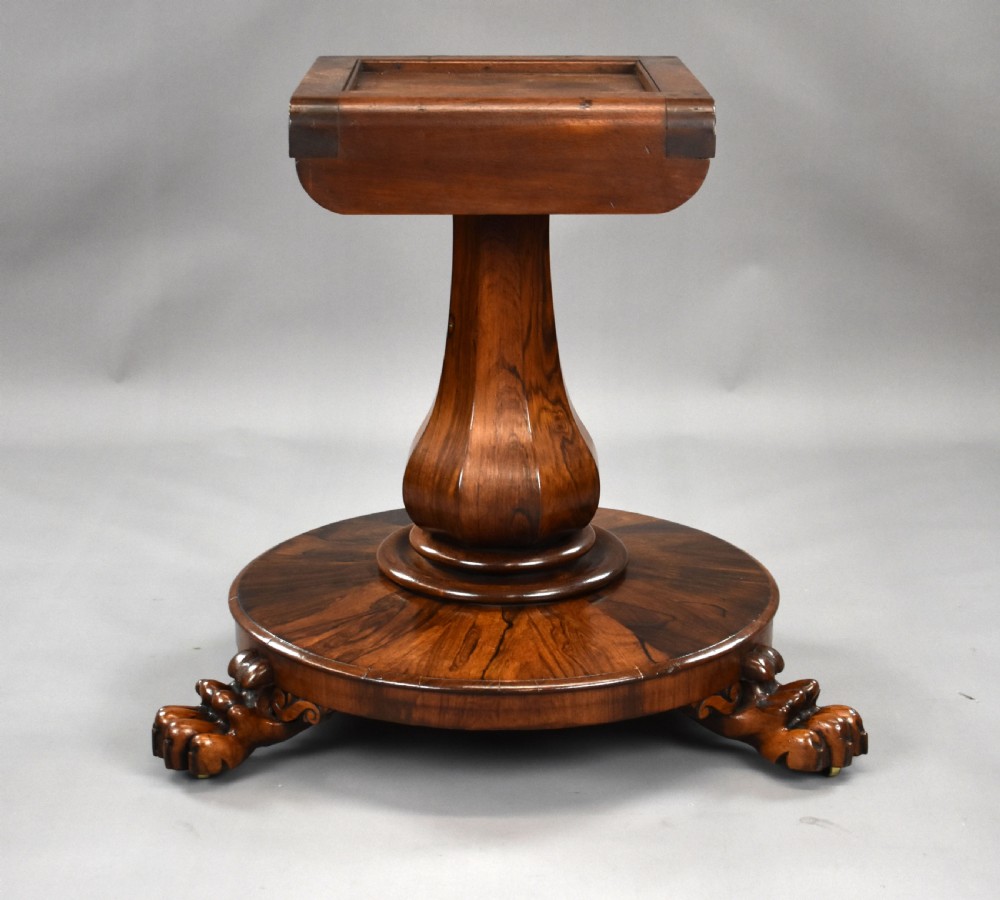 William IV Rosewood Circular Breakfast Table View V