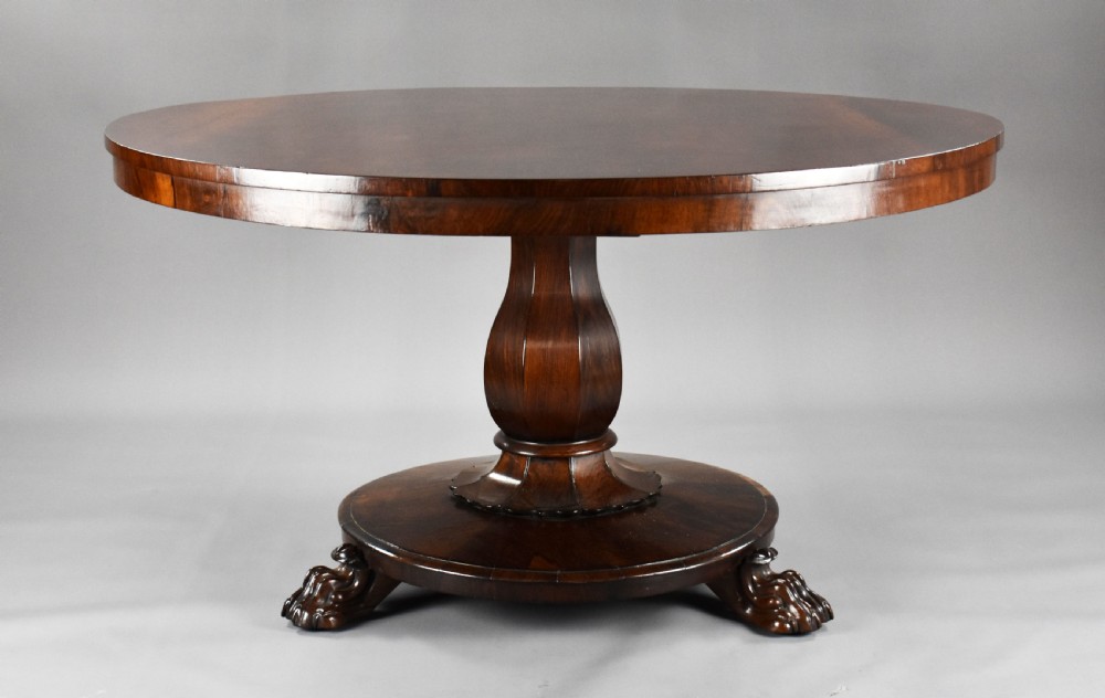 Large William IV Rosewood Breakfast Table View II