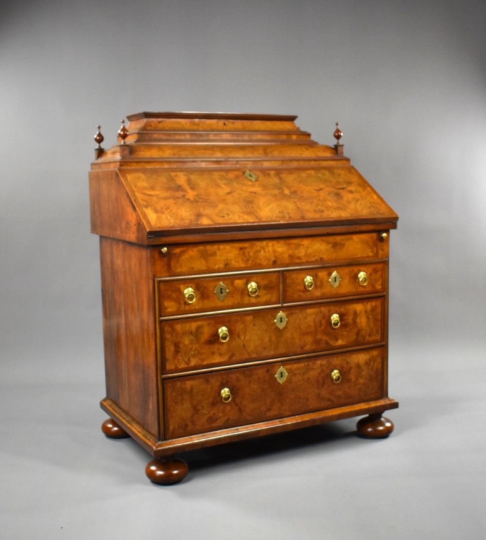 18th Century Burr Walnut Bureau