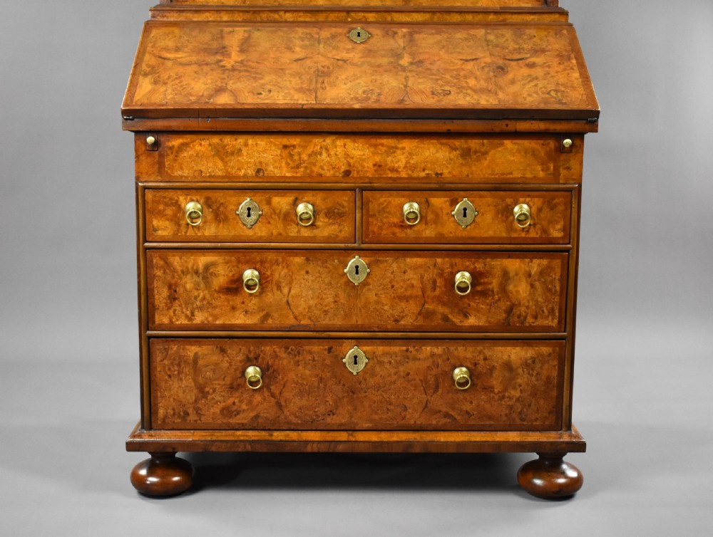 18th Century Burr Walnut Bureau View VI