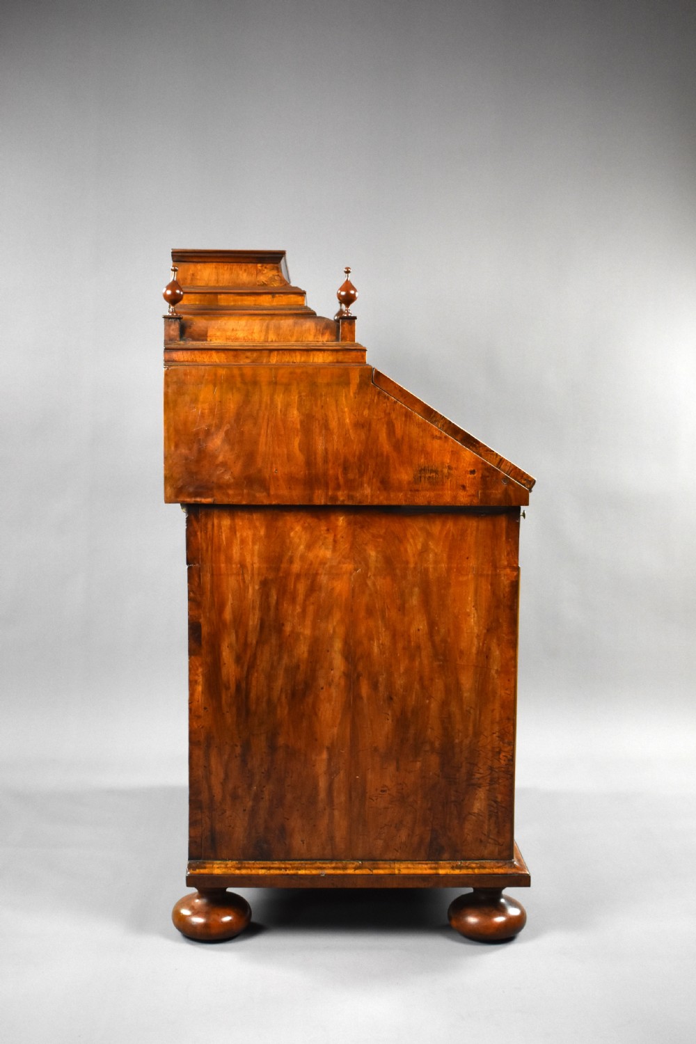 18th Century Burr Walnut Bureau View VIII