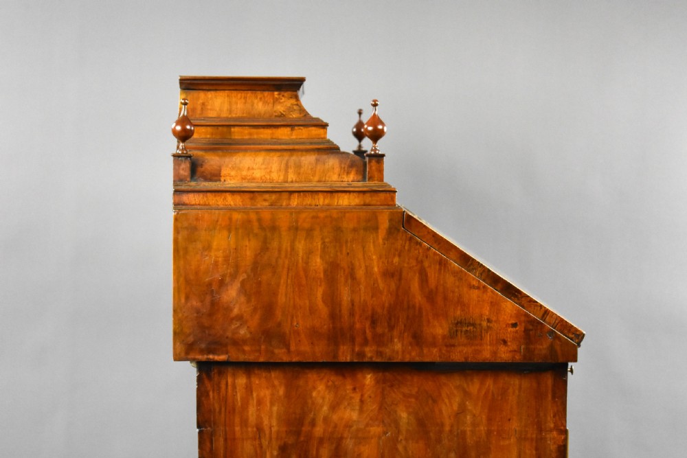 18th Century Burr Walnut Bureau View IX