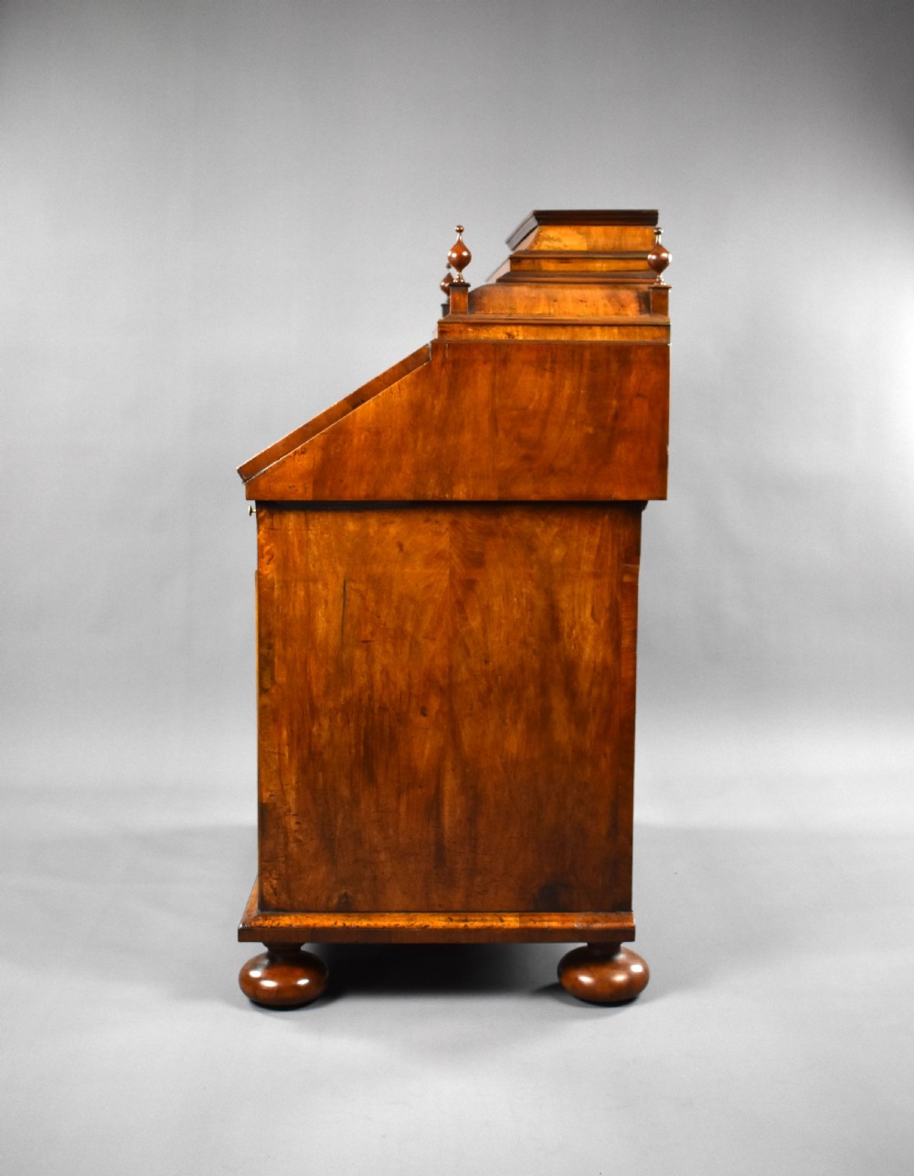 18th Century Burr Walnut Bureau View XII