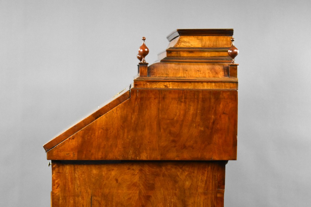 18th Century Burr Walnut Bureau View XIII
