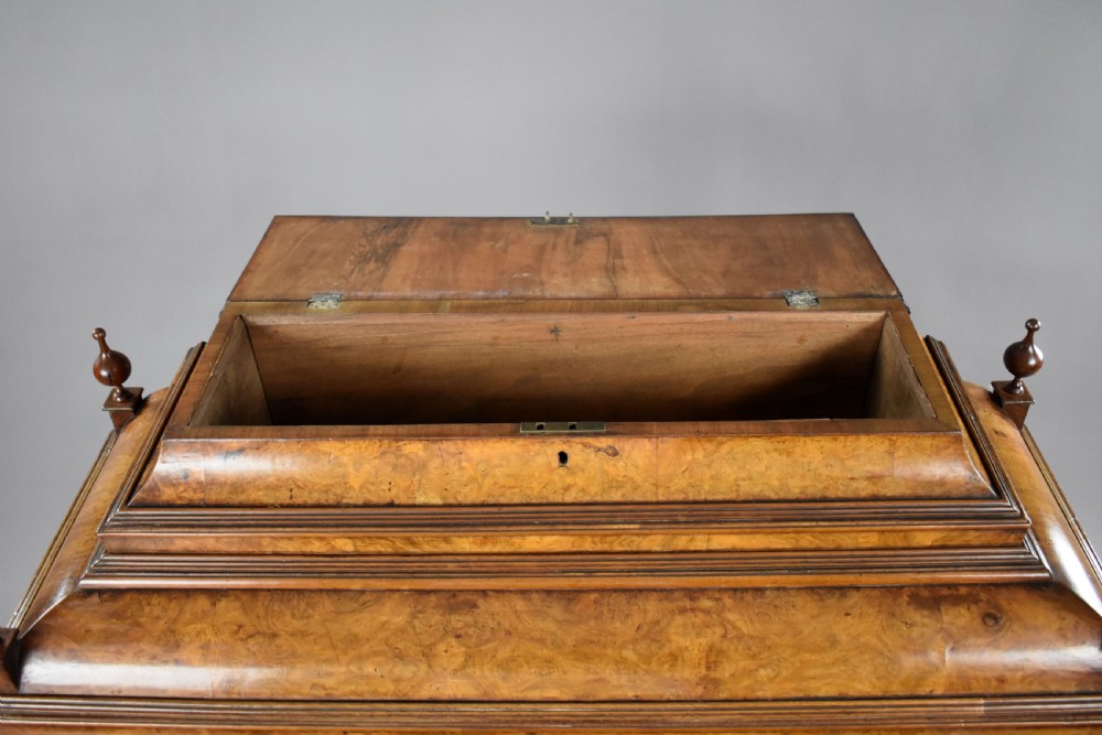 18th Century Burr Walnut Bureau View XV