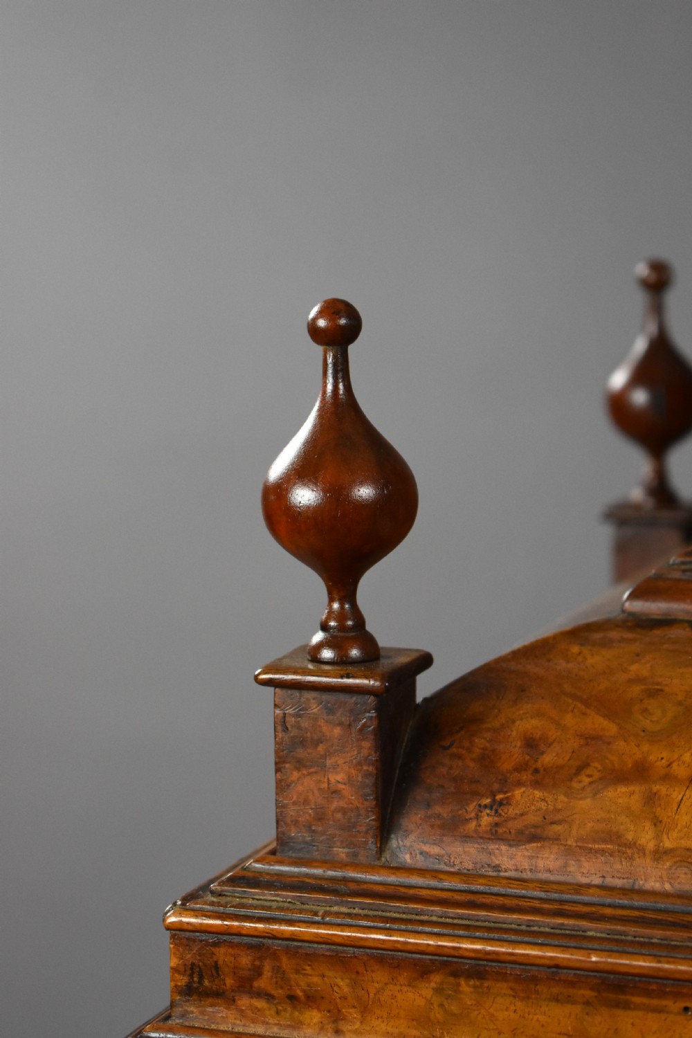18th Century Burr Walnut Bureau View XIX