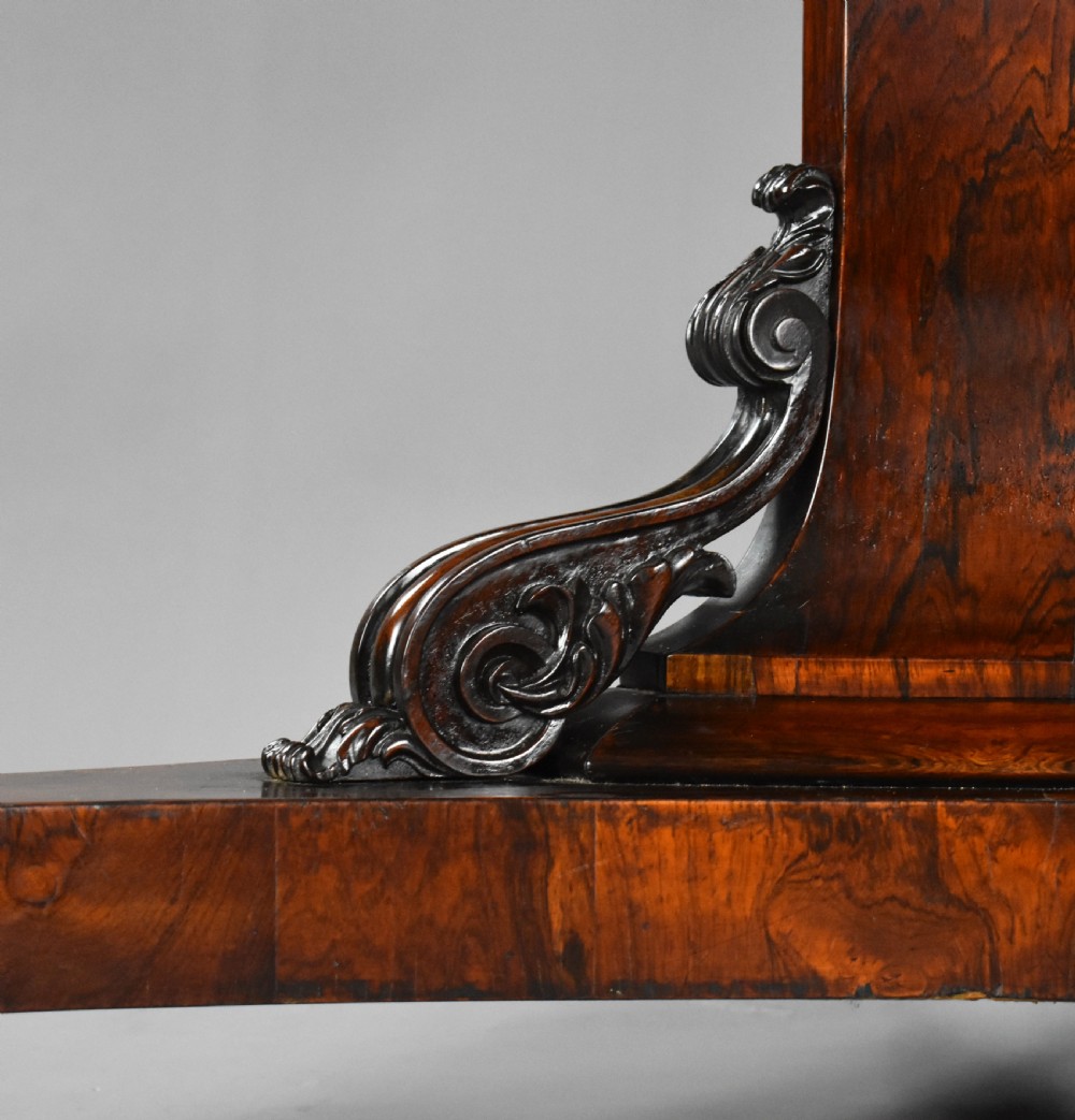 Large William IV Rosewood Circular Breakfast Table View X
