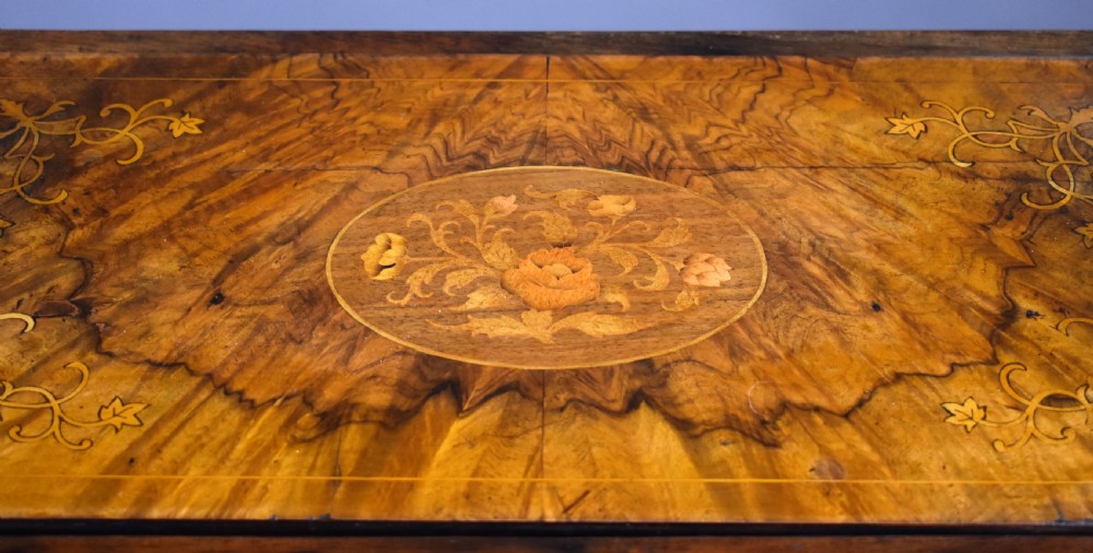 Victorian Burr Walnut Inlaid Jardiniere View XVI