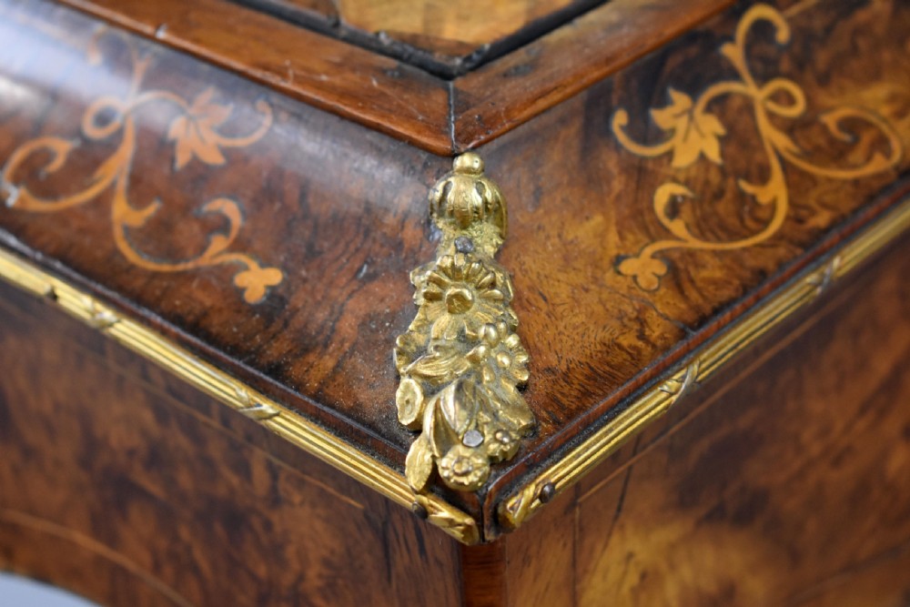 Victorian Burr Walnut Inlaid Jardiniere View XVIII