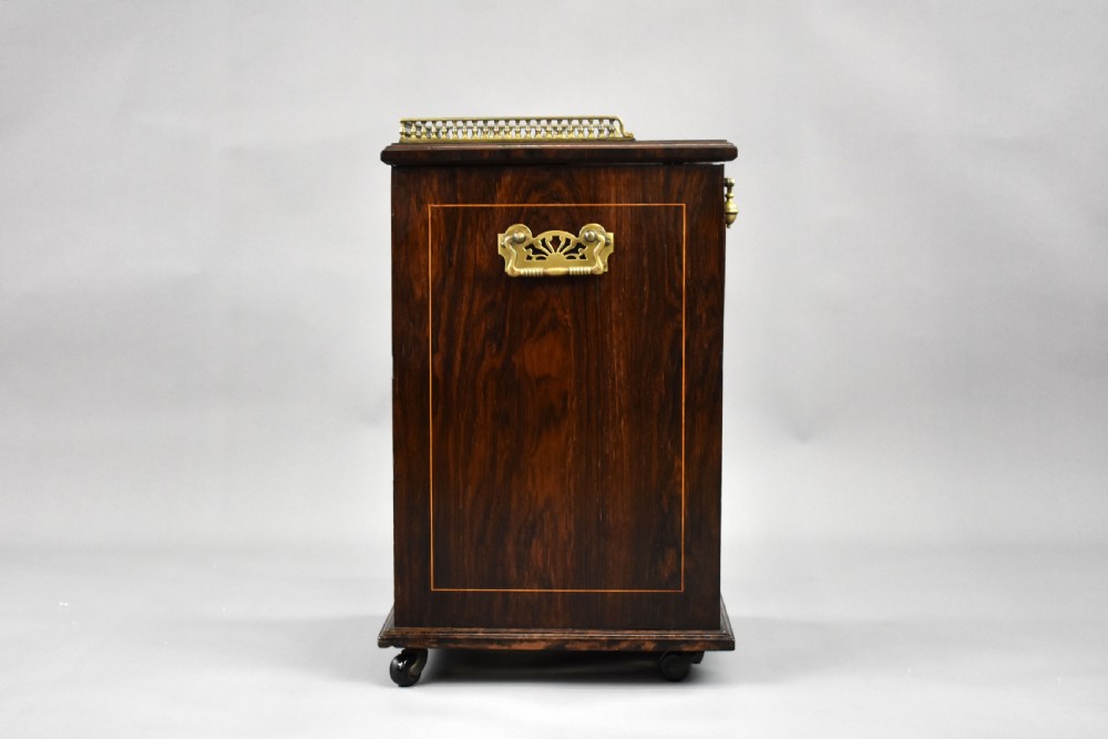 Victorian Rosewood Inlaid Coal Purdonium by Jas Shoolbred View VII