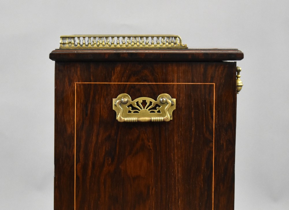 Victorian Rosewood Inlaid Coal Purdonium by Jas Shoolbred View VIII