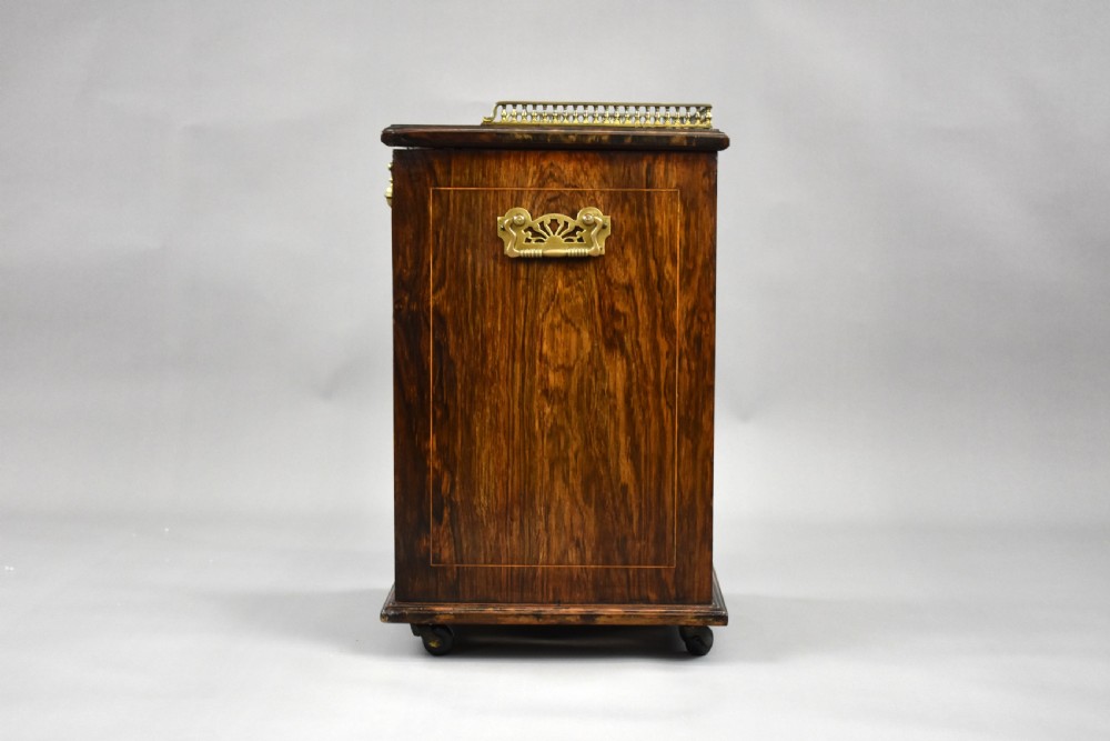 Victorian Rosewood Inlaid Coal Purdonium by Jas Shoolbred View IX