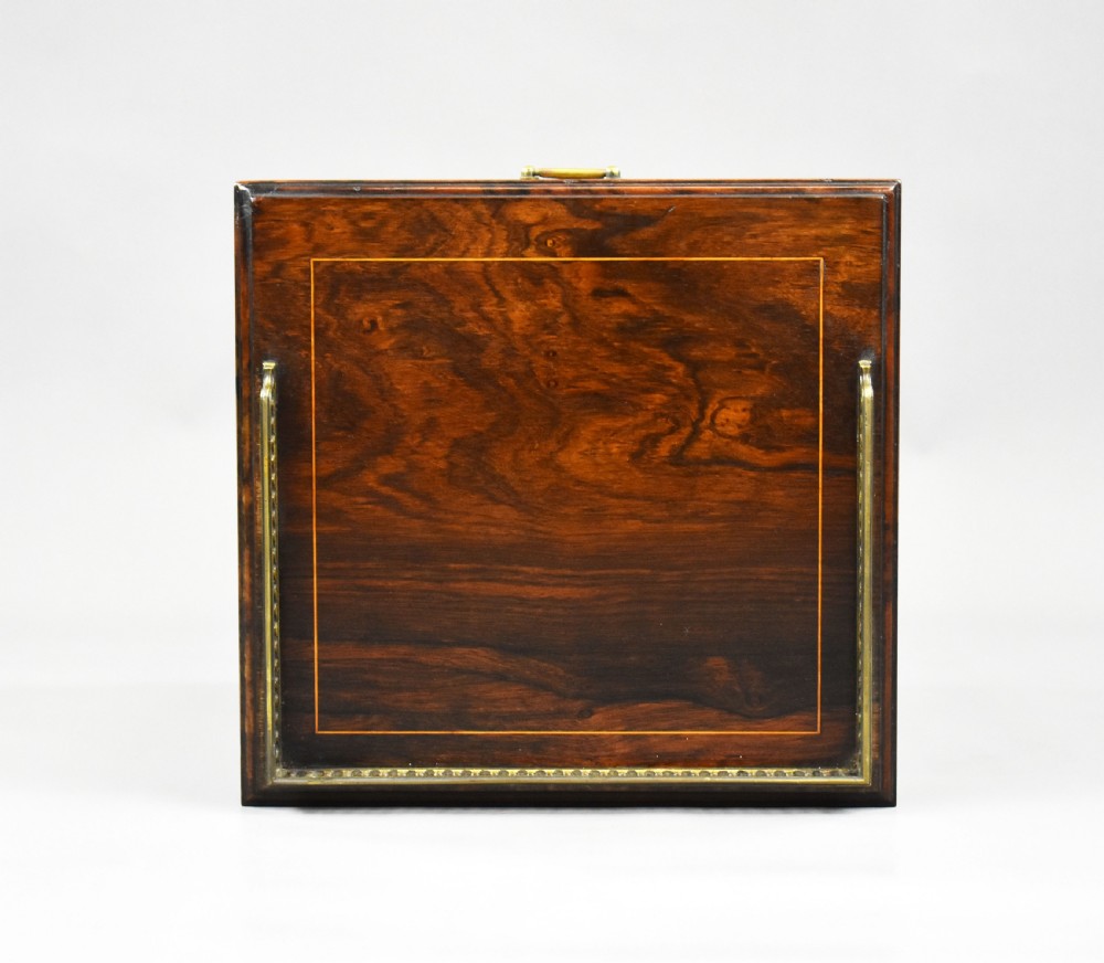 Victorian Rosewood Inlaid Coal Purdonium by Jas Shoolbred View XI