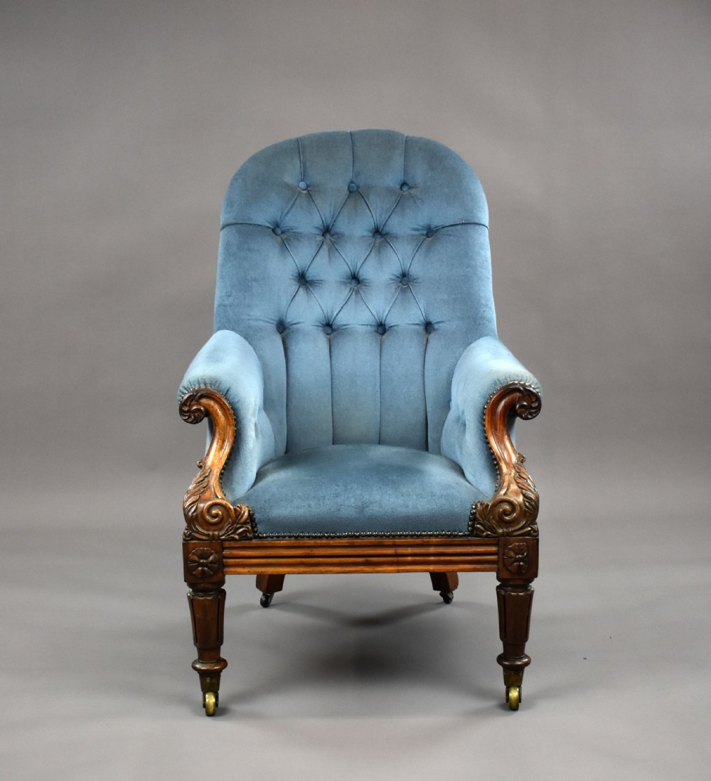 William IV Rosewood Armchair View II