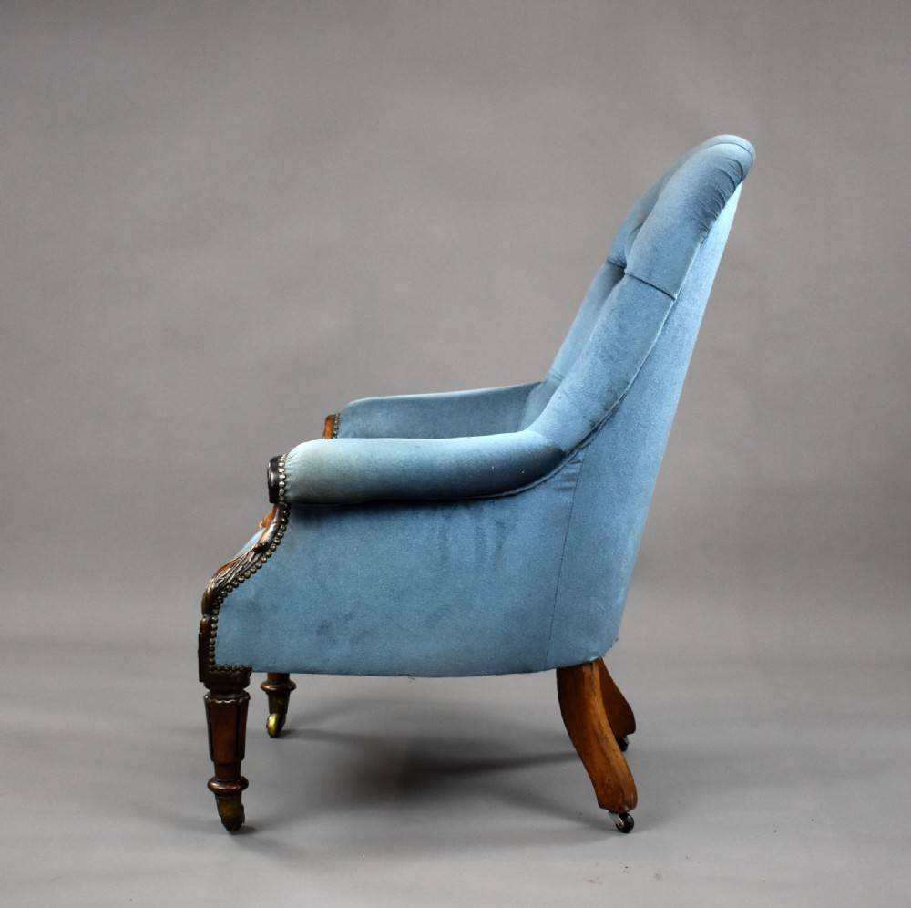 William IV Rosewood Armchair View VII