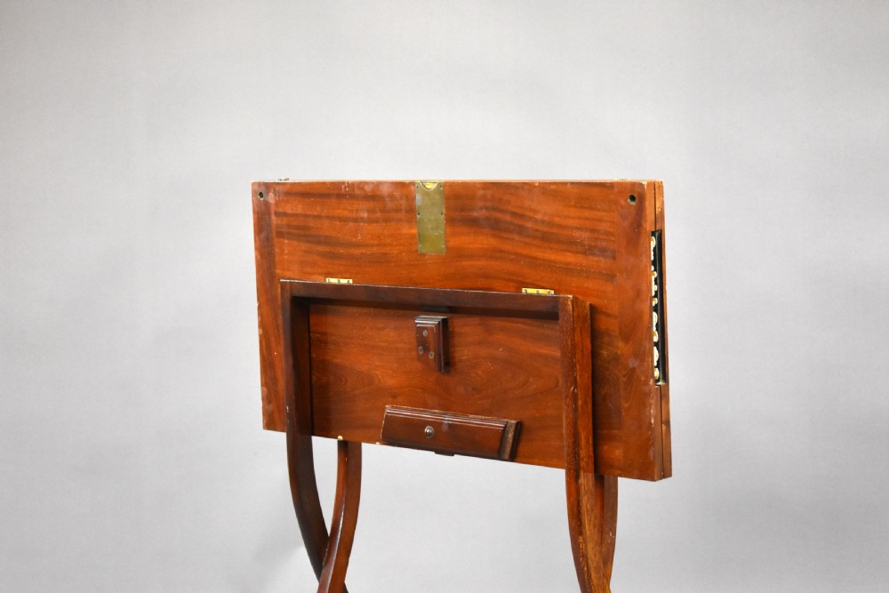 Edwardian Mahogany Bezique Table View II