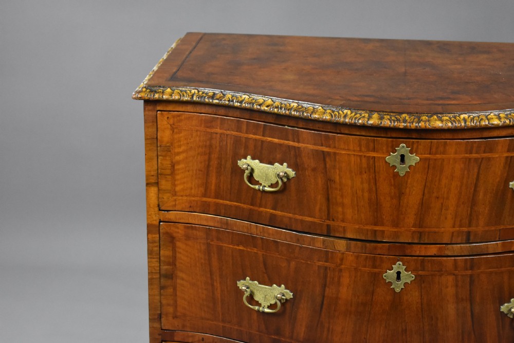 19th Century Walnut Serpentine Chest View II