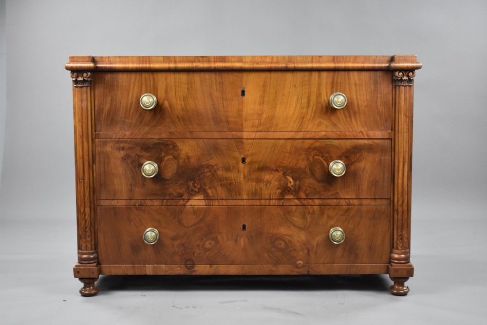 19th Century Continental Walnut Chest of Drawers View V