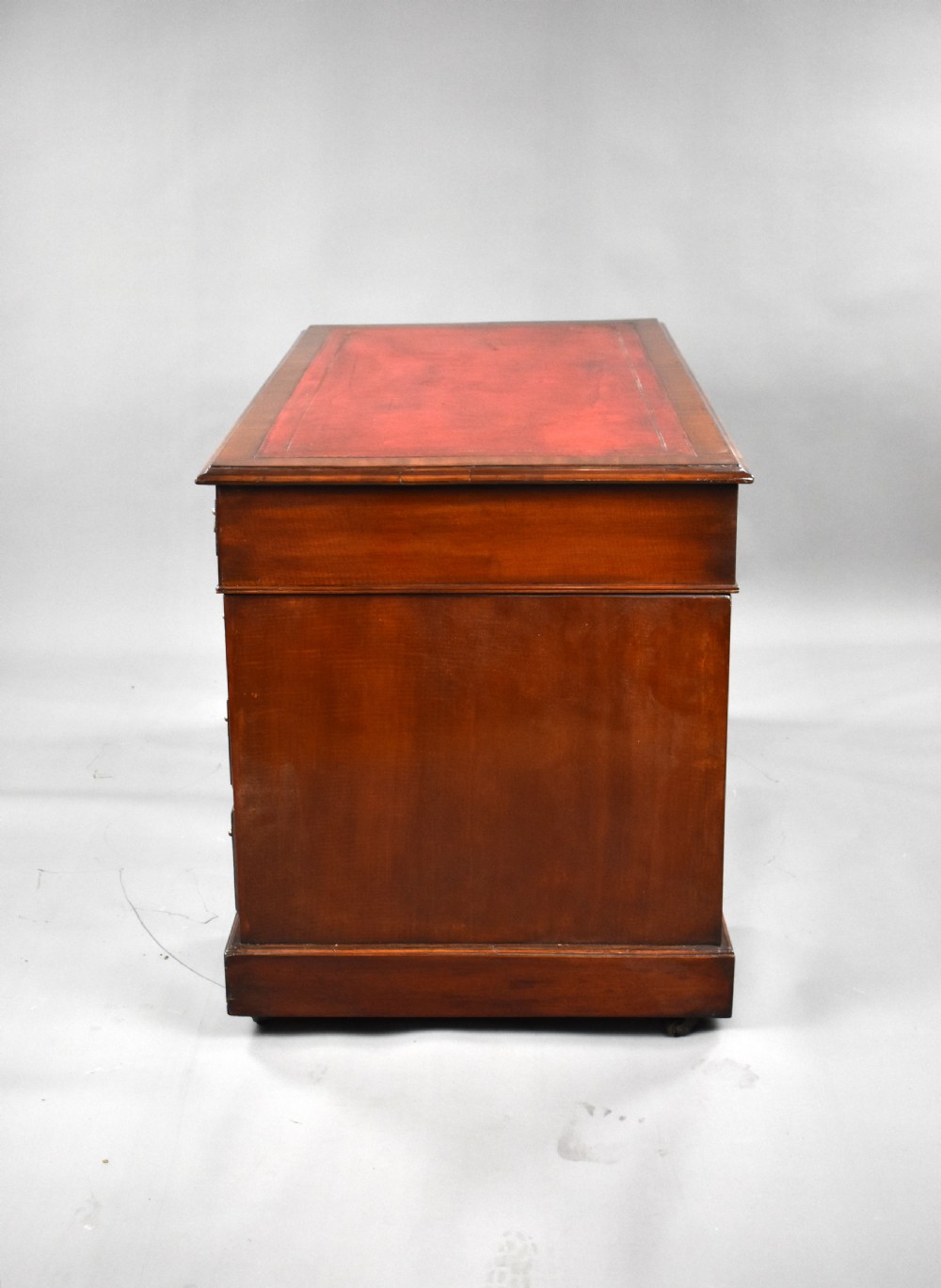 Edwardian Mahogany Pedestal Desk View VIII