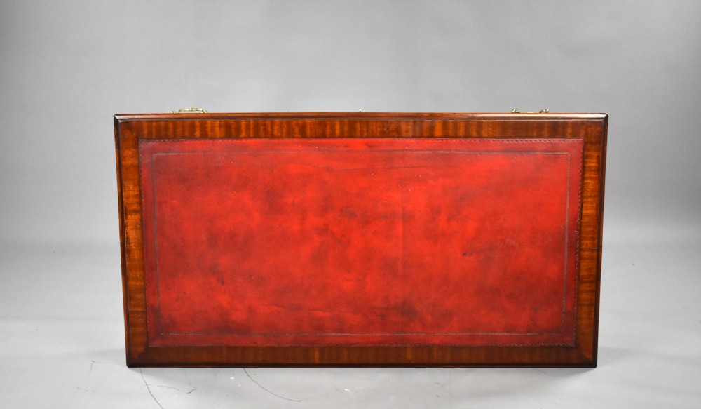 Edwardian Mahogany Pedestal Desk View IX