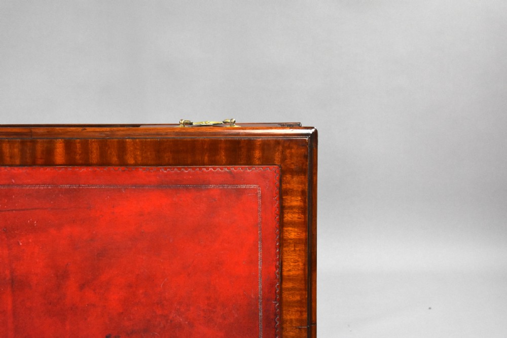 Edwardian Mahogany Pedestal Desk View X
