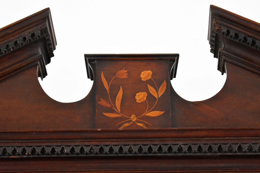 George III Mahogany and Inlaid Clothes Press View IX