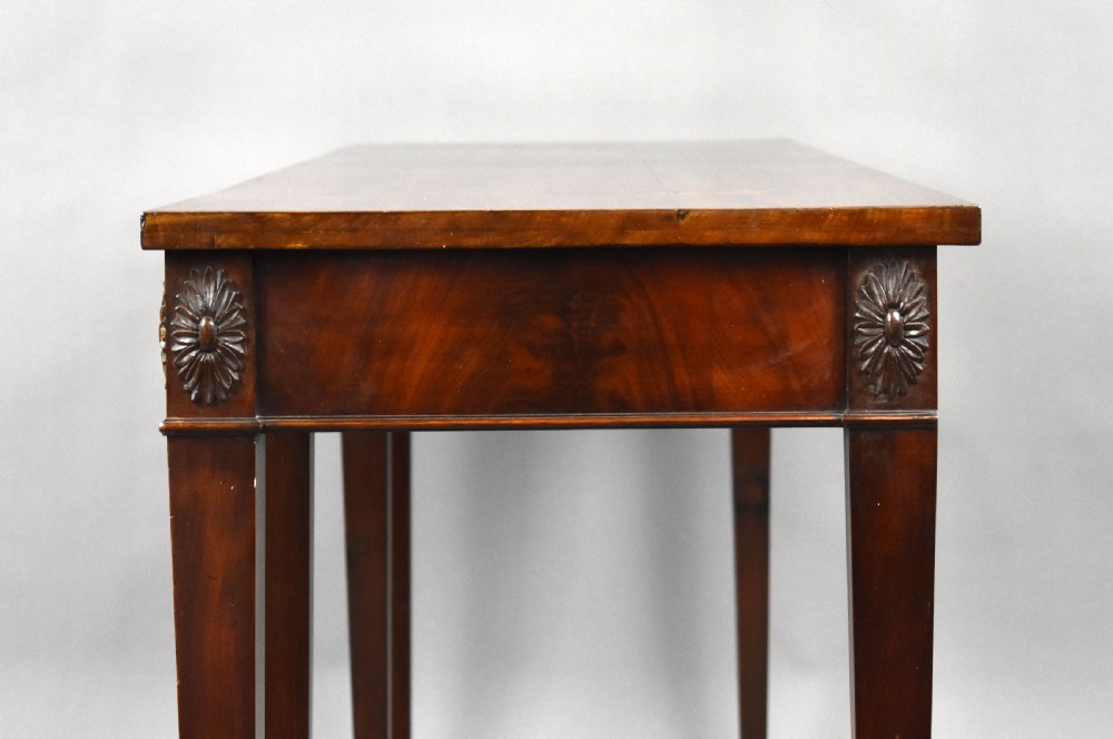 Antique Mahogany Serving Table View IX