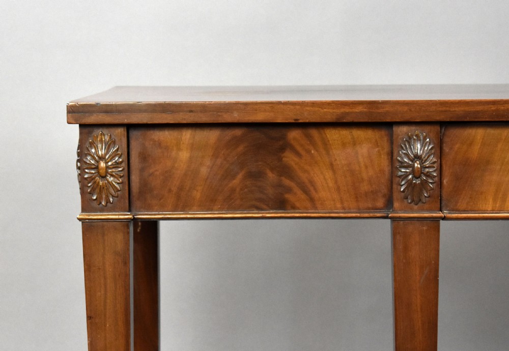 Antique Mahogany Serving Table View XI