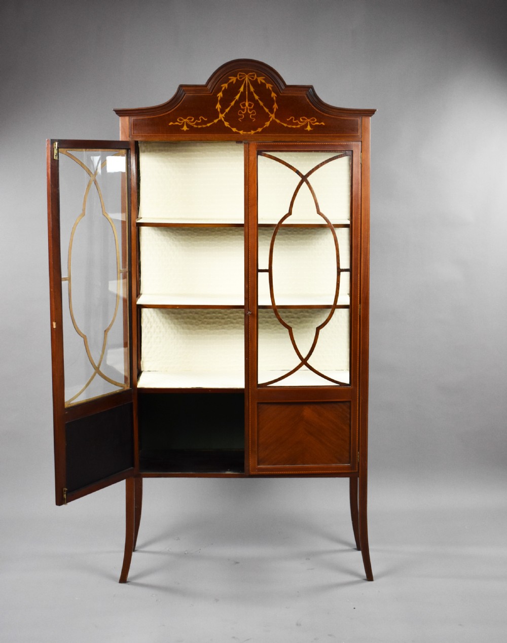 Edwardian Mahogany Display Cabinet View V