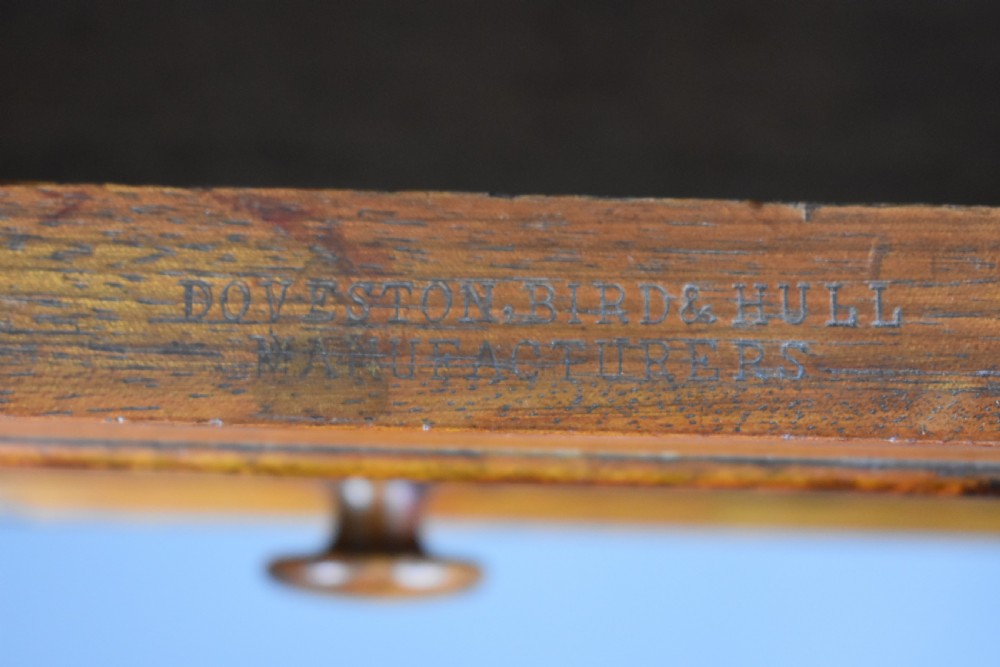 Victorian Walnut Writing Table by Doveston, Bird & Hull View XIV