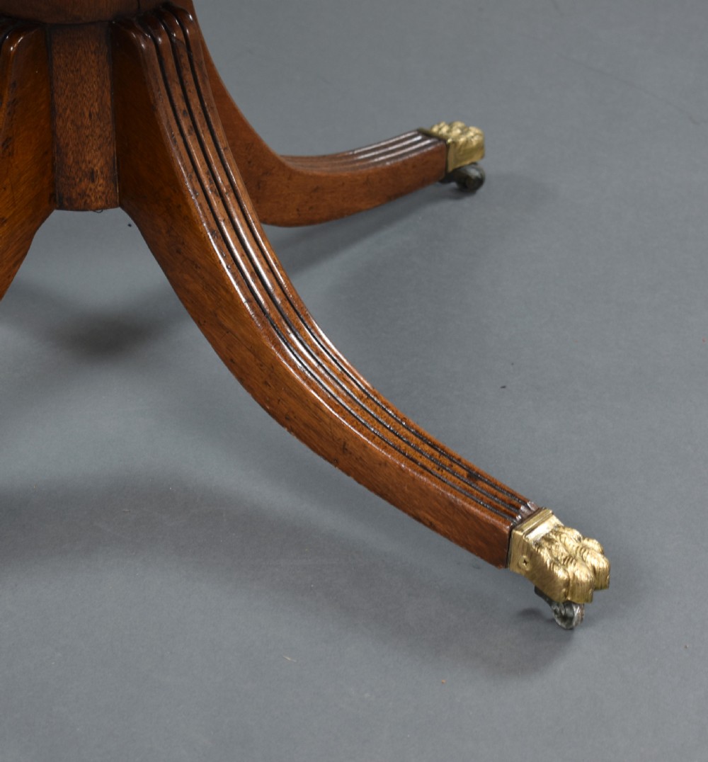 Edwardian Mahogany Drum Table View V