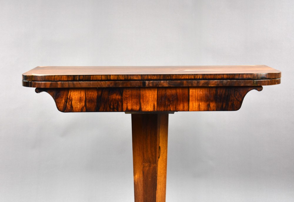 William IV Rosewood Card Table View III