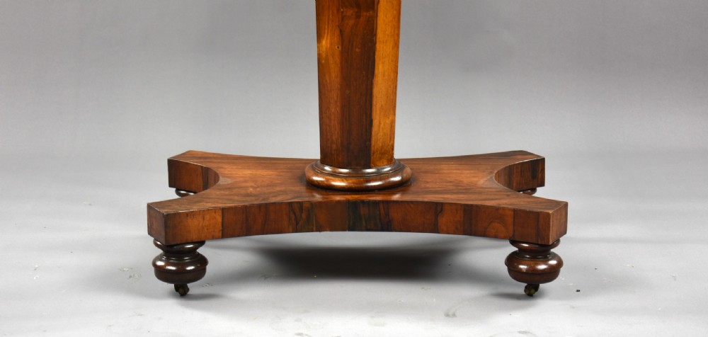 William IV Rosewood Card Table View IV
