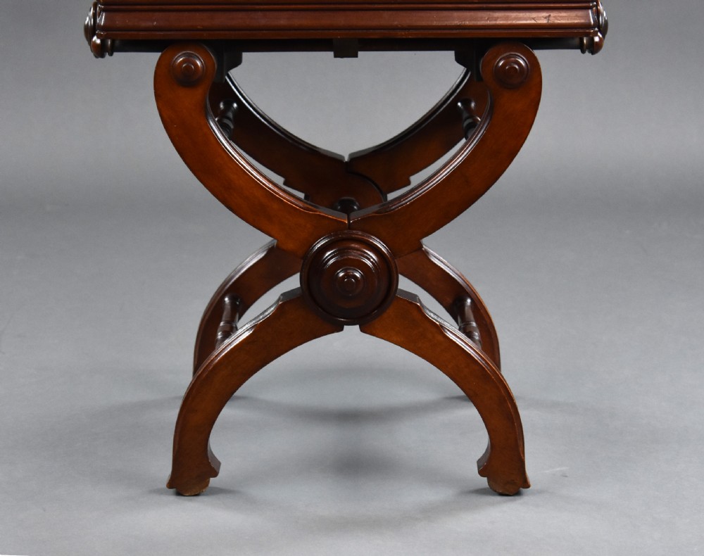 Victorian Mahogany Adjustable Piano Stool View VIII