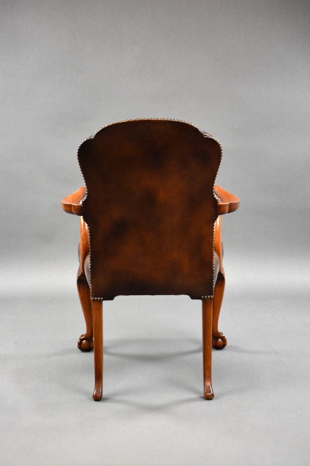 Pair of Georgian Style Open Armchairs View V