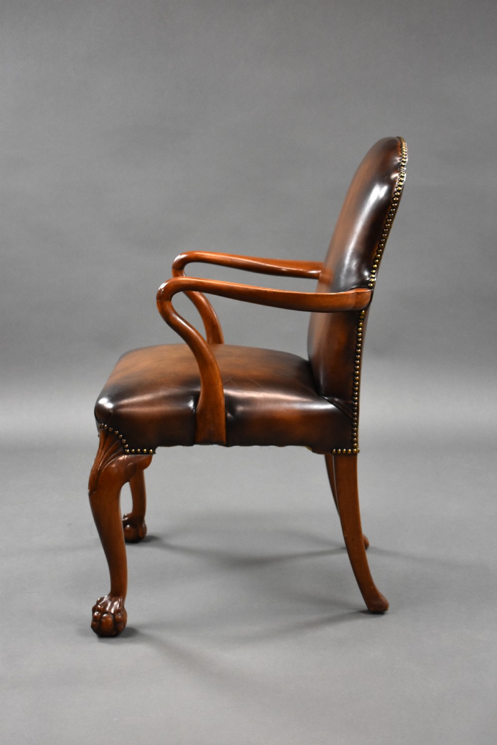 Pair of Georgian Style Open Armchairs View VI