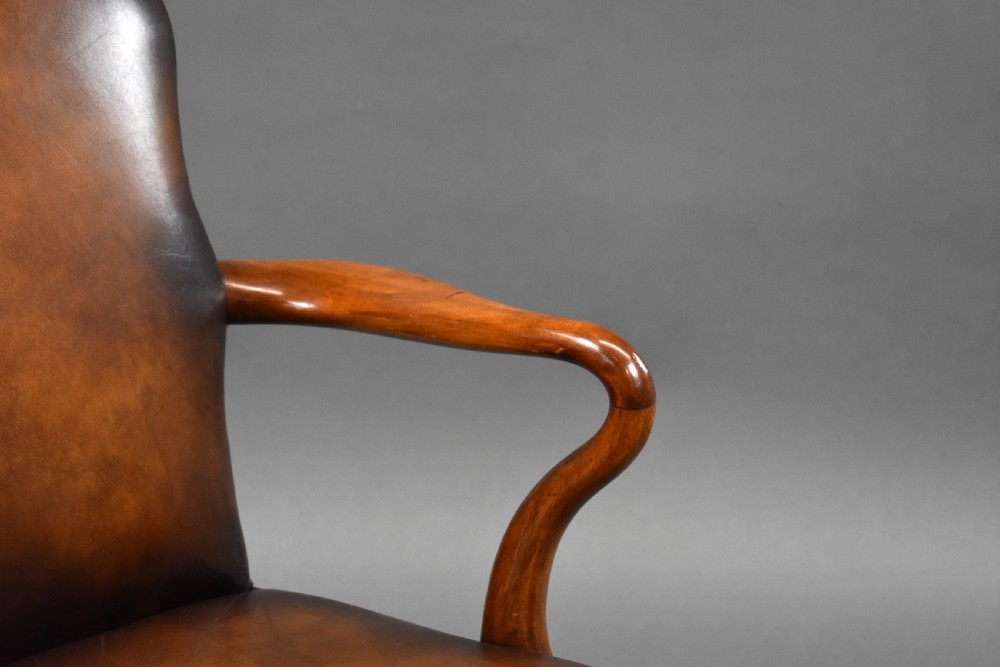 Pair of Georgian Style Open Armchairs View VII