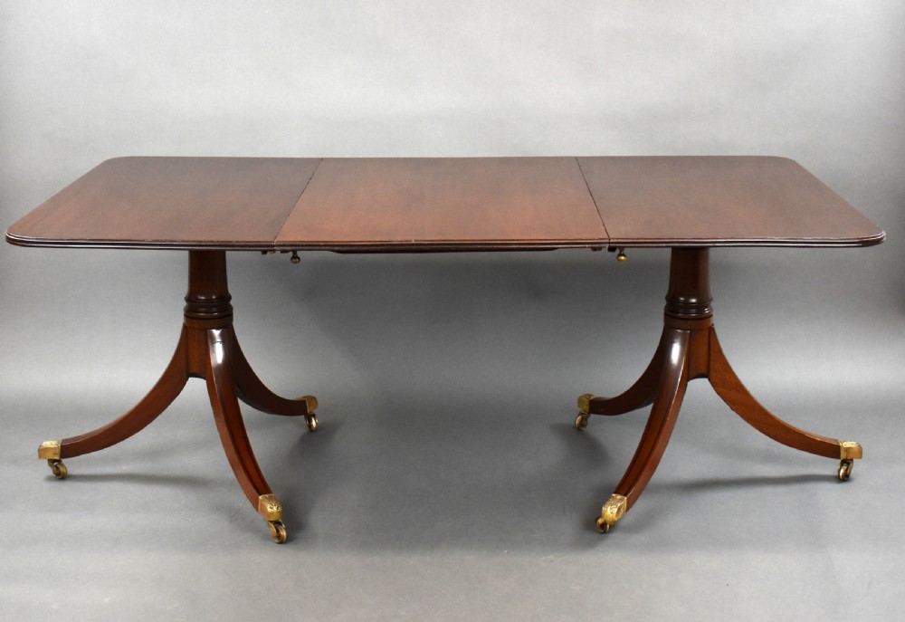 19th Century Mahogany Pedestal Dining Table