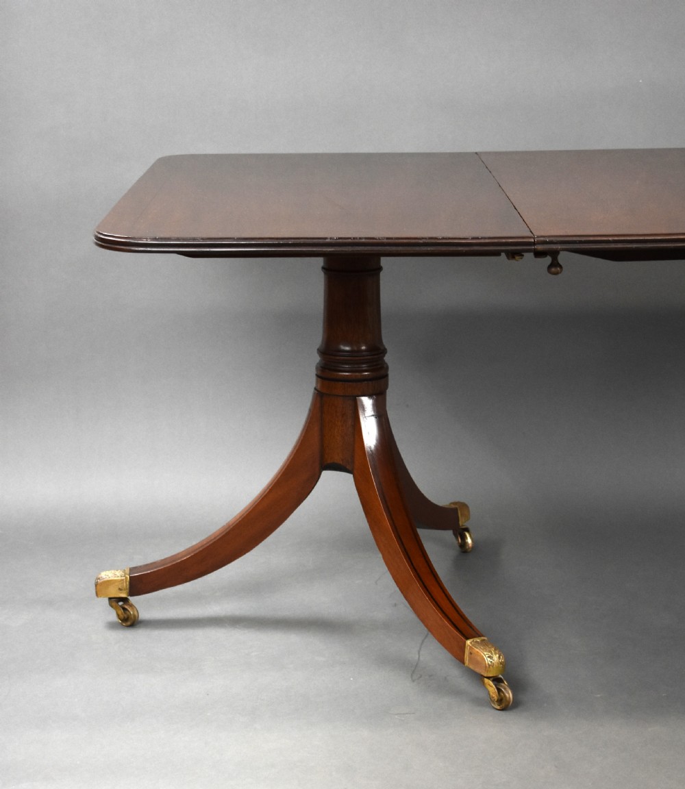 19th Century Mahogany Pedestal Dining Table View II