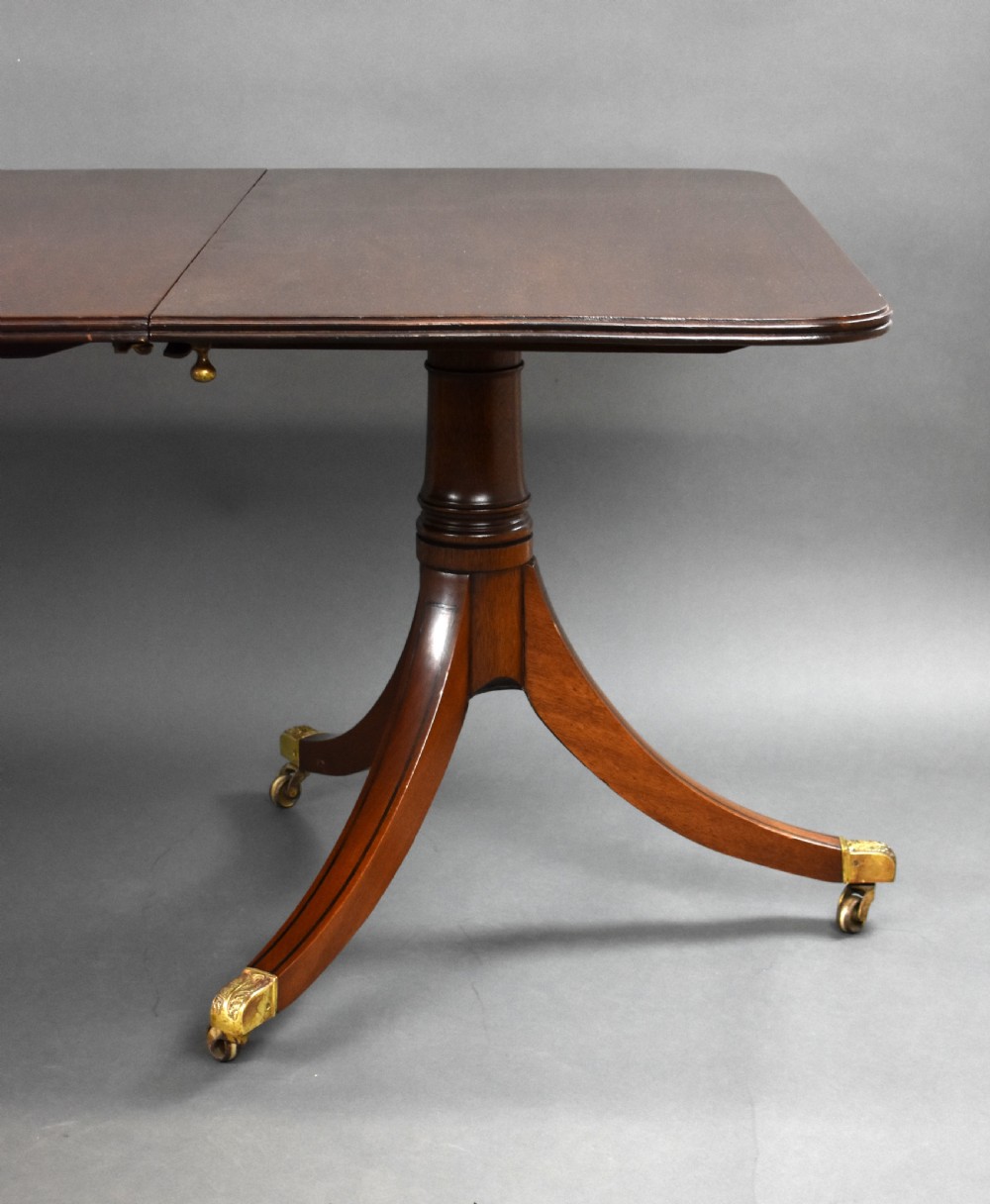 19th Century Mahogany Pedestal Dining Table View III