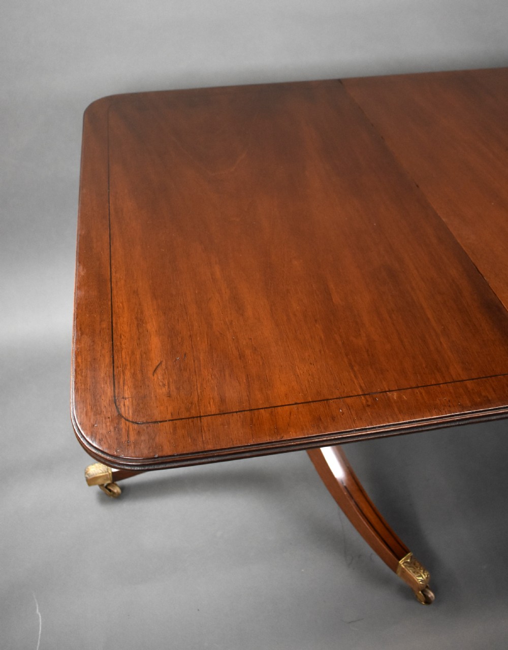 19th Century Mahogany Pedestal Dining Table View IV