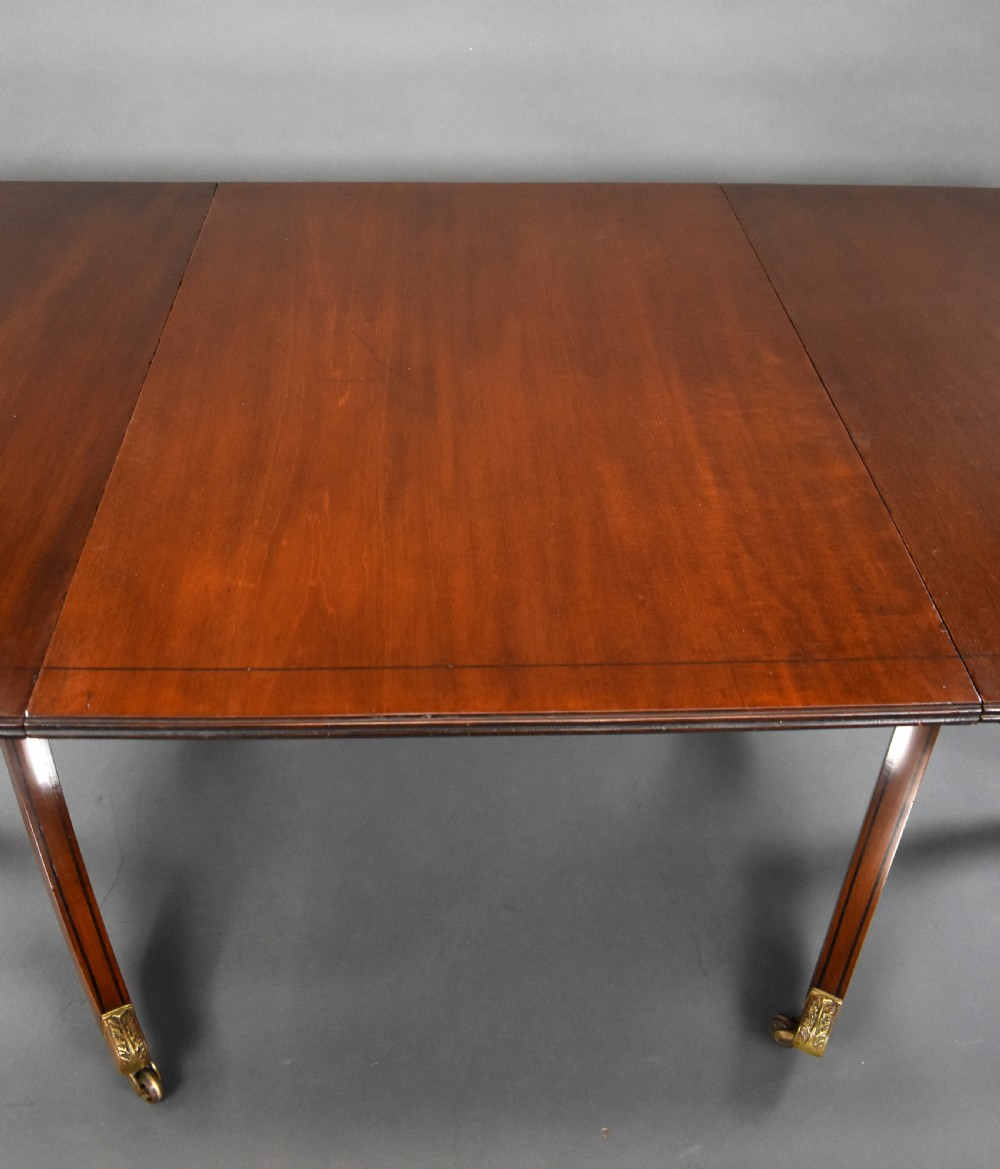 19th Century Mahogany Pedestal Dining Table View V
