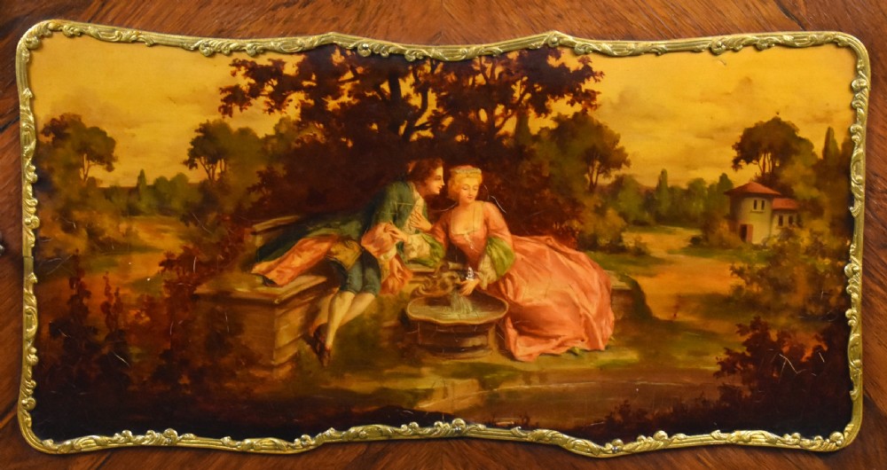 19th Century French Vernis Martin Cabinet View V