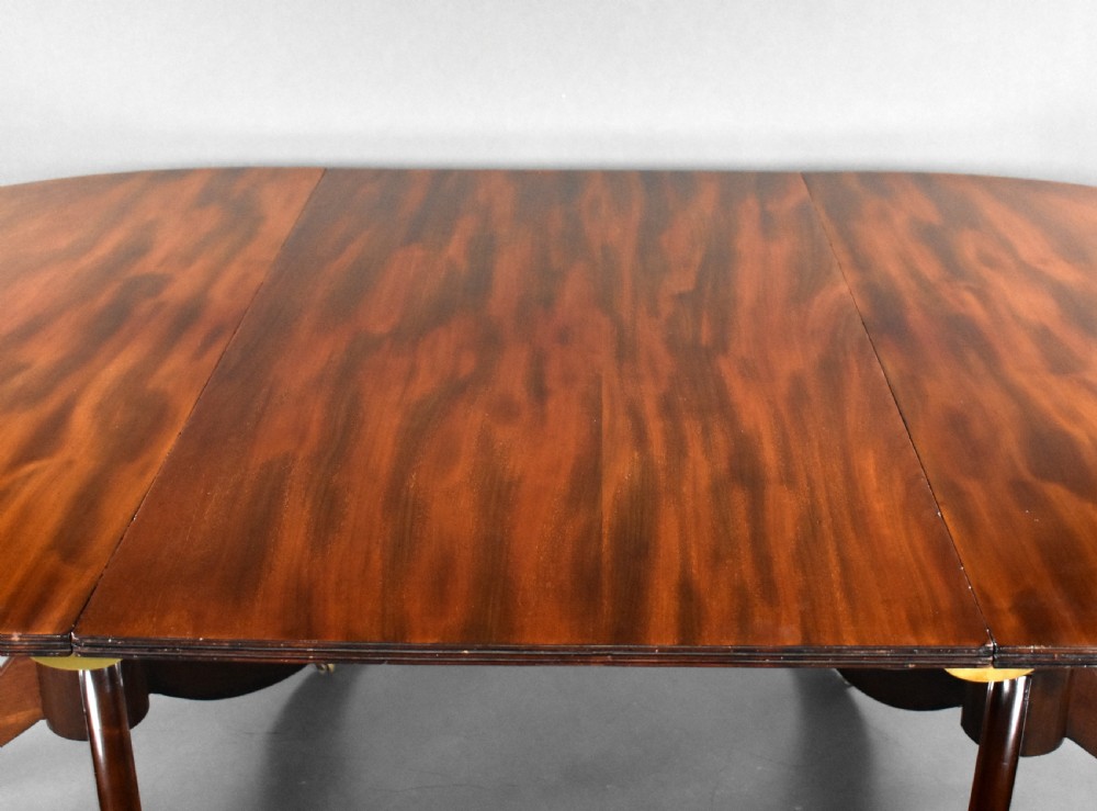 19th Century Mahogany Pedestal Dining Table View V
