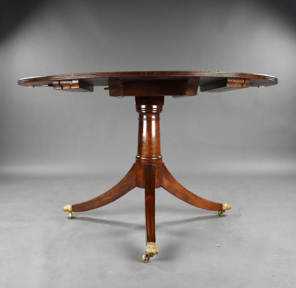 19th Century Mahogany Pedestal Dining Table View VII
