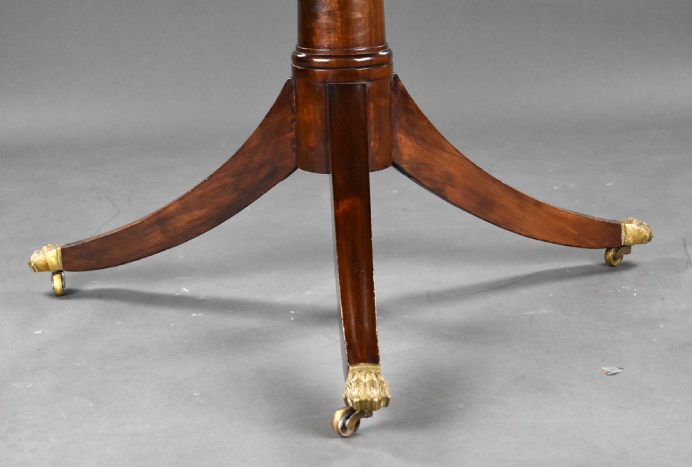 19th Century Mahogany Pedestal Dining Table View IX