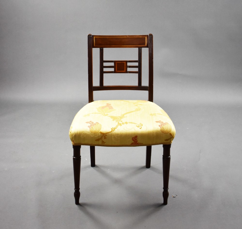 Set of 8 19th Century Mahogany Dining Chairs View III