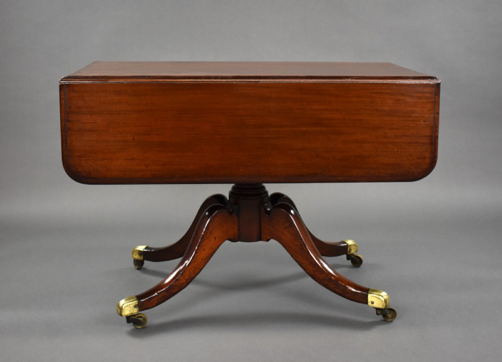 Regency Mahogany Pembroke Table View XI
